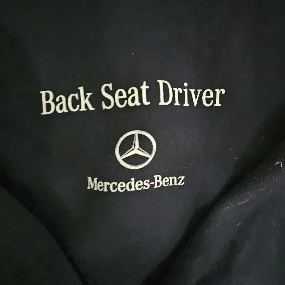 Mercedes Benz Boy's Navy Blue Long Sleeves Full Zip Hoodie Size 12